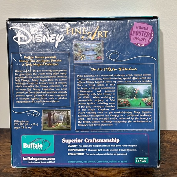 Disney Fine Art Puzzle Cinderella’s Grand Arrival Castle 1000 Pc - Picture 2 of 3